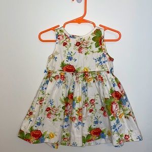 Ralph Lauren toddler floral dress.